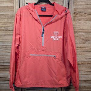 Missouri State Windbreaker by Charles River Apparel Coral Size Medium